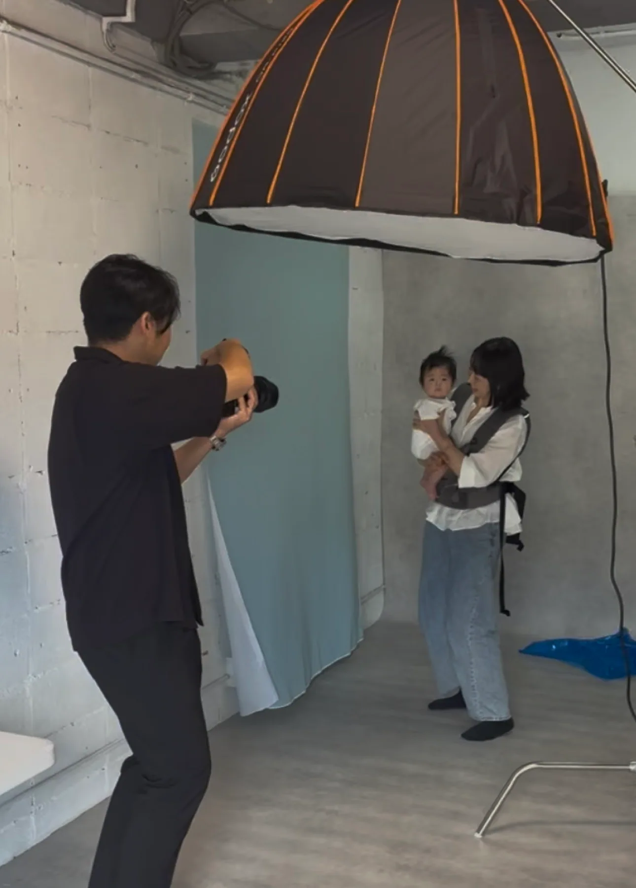TAF PHOTOGRAPHYの親子撮影風景
